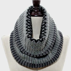 Knit Infinity Snood Scarf